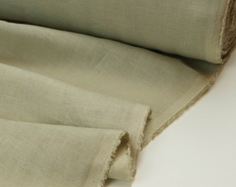 Linen Fabric in Ecru