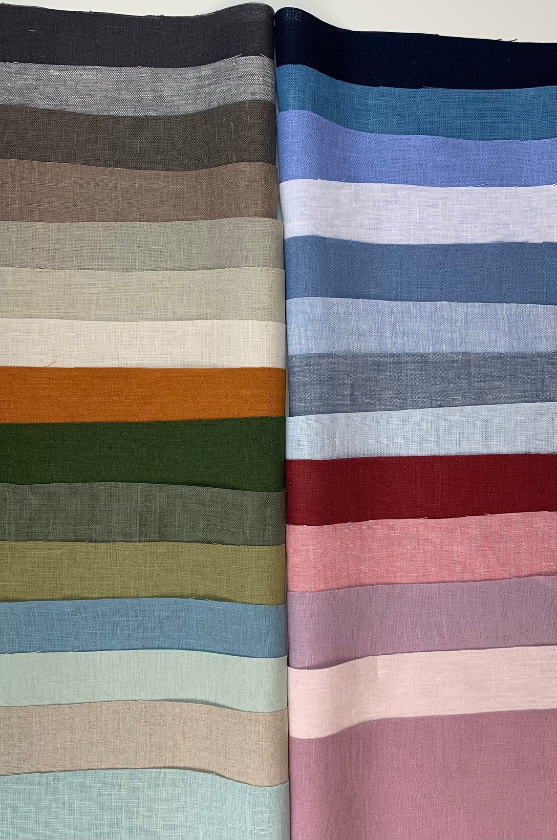 Linen Fabric Scraps. Linen for Craft Projects, Patch Sewing and Masks