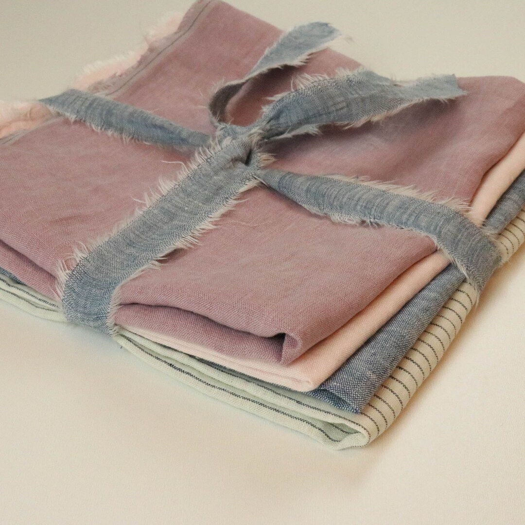 Linen Fabric Scraps. Linen for Craft Projects Patch Sewing Etsy