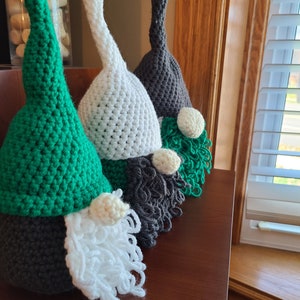 Crocheted Christmas Gnomes