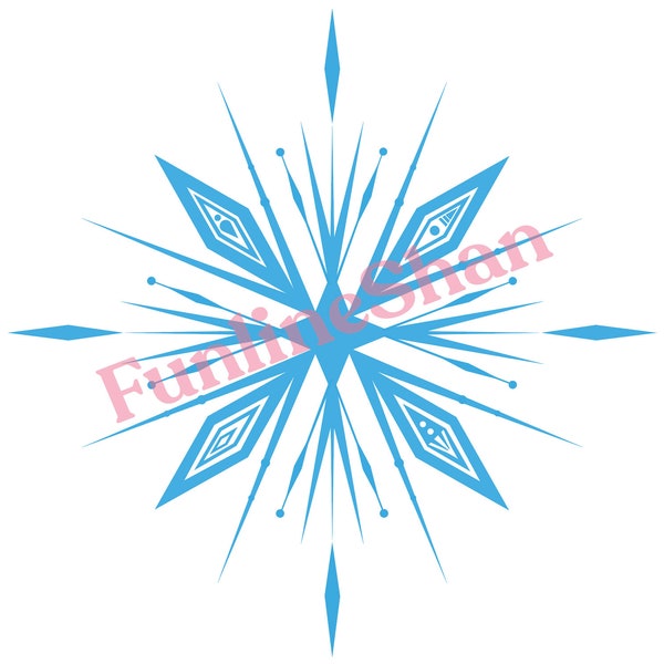 Frozen 2 Snowflake SVG, EPS and PDF