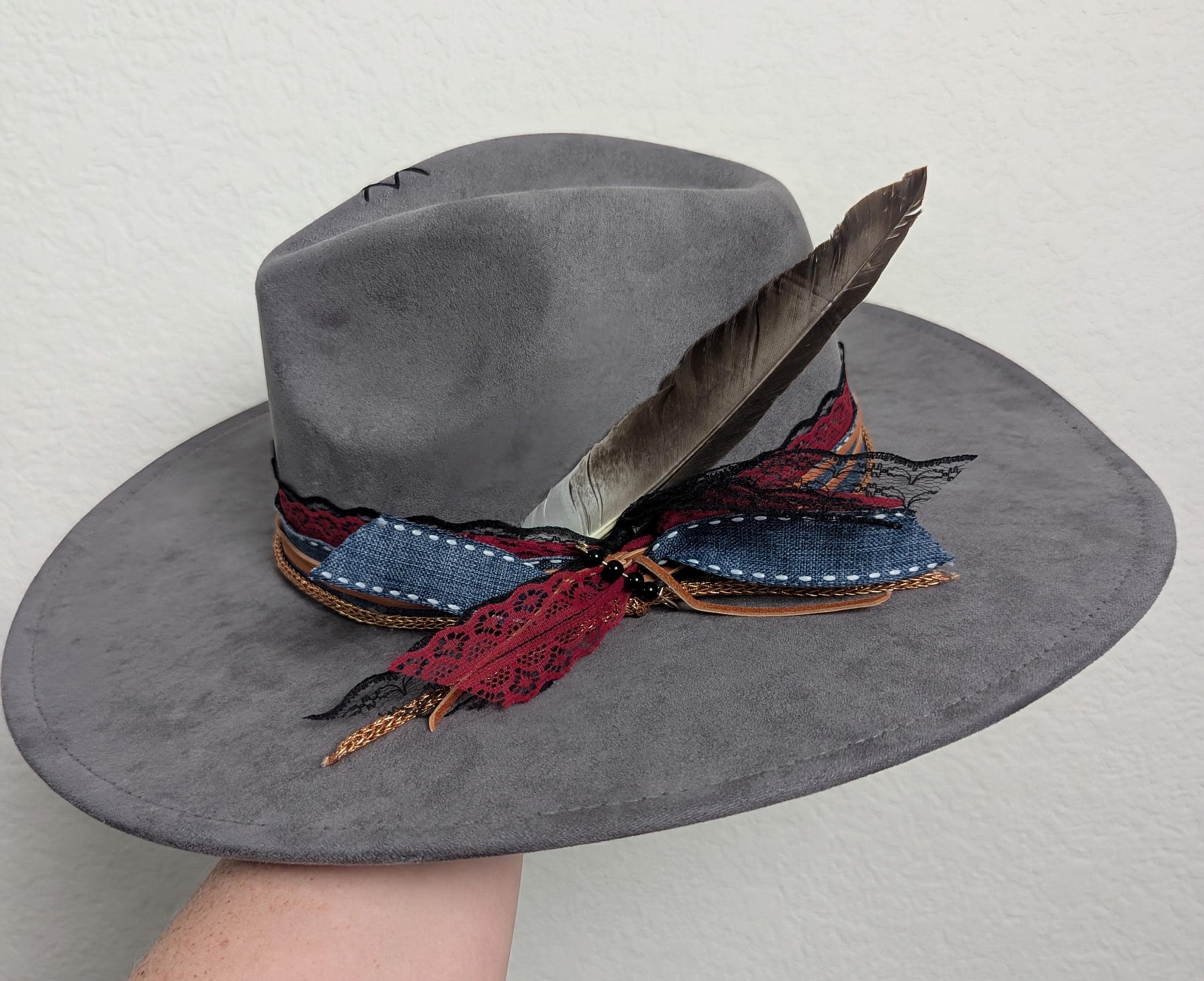 American hat Rodeo boho chic NFR western festival Felt like a million bucks under these lights + styled in  main image 3