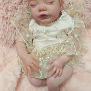 muñeca reborn dormida de 17 inch (niña)