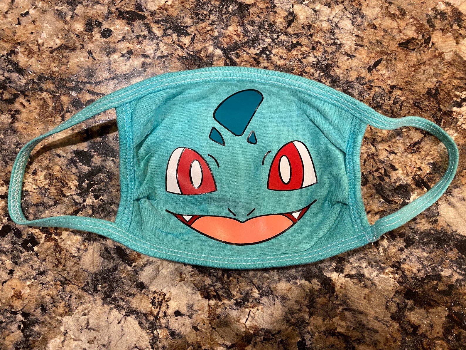 Pokémon Bulbasaur Inspired Adult or Kids Face Mask | Etsy