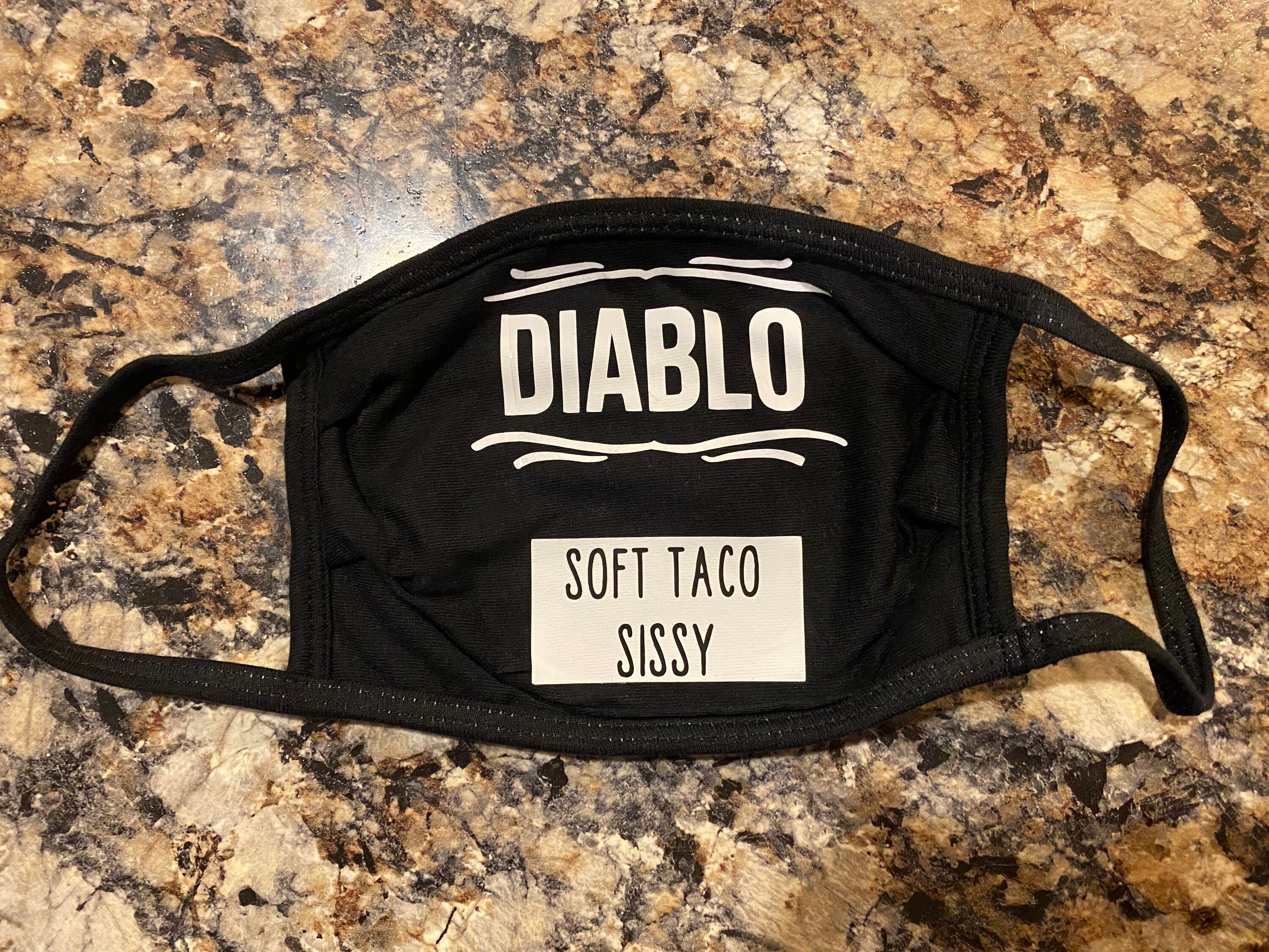 Taco Bell Diablo Sauce Packet Inspired Adult or Kids Face Etsy