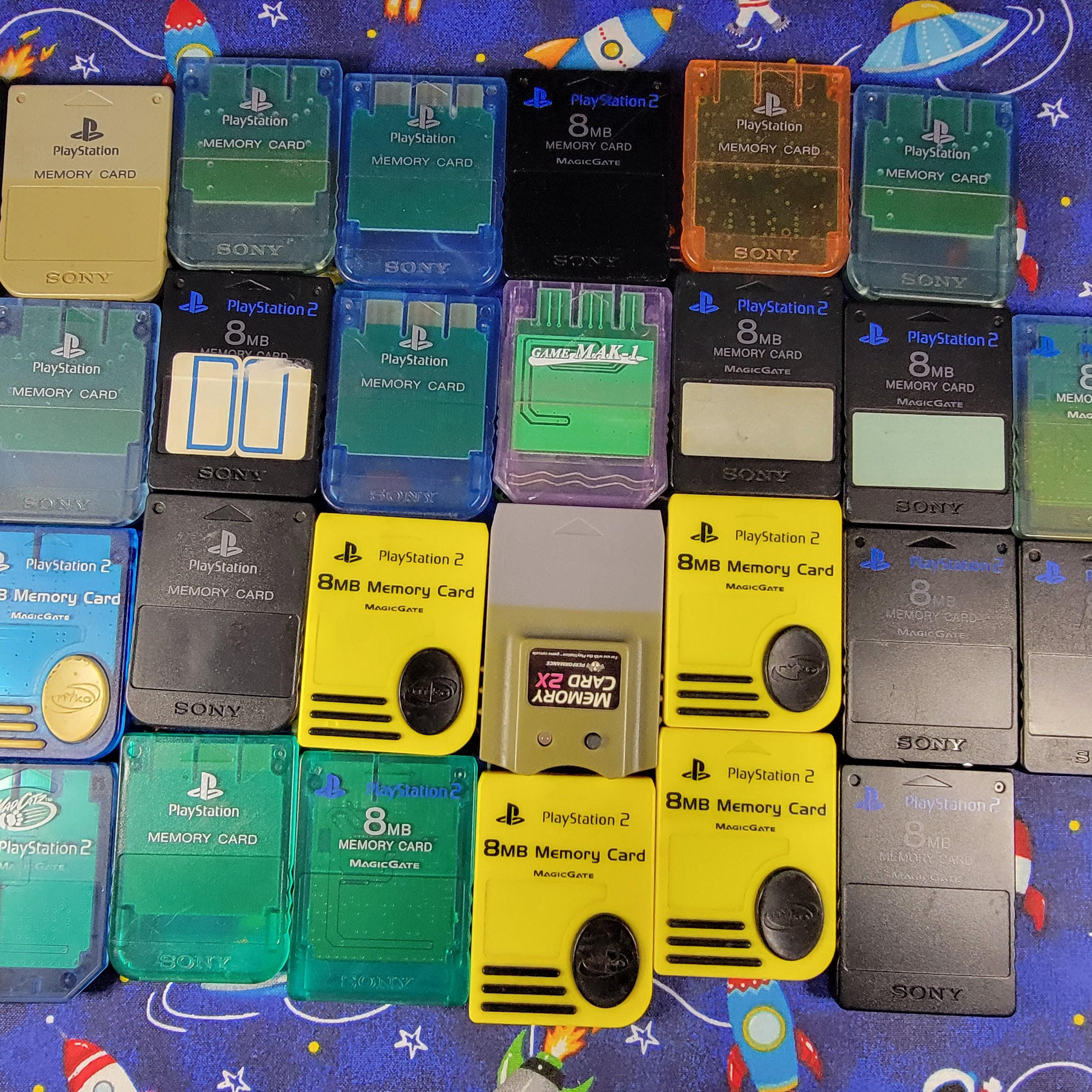 Sony Playstation 1 Psone PS1 Playstation 2 PS2 Memory Cards Tested