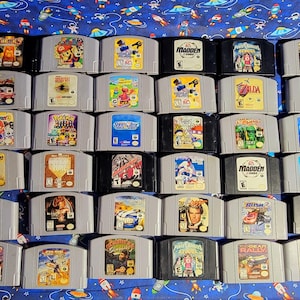 Nintendo 64 純正カートリッジ + テスト済み + 研磨済みピン