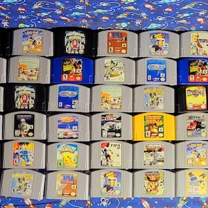 Nintendo 64 N64 Games Authentic + Tested ++ Polished Pins ++ Working GAMES A-Wi