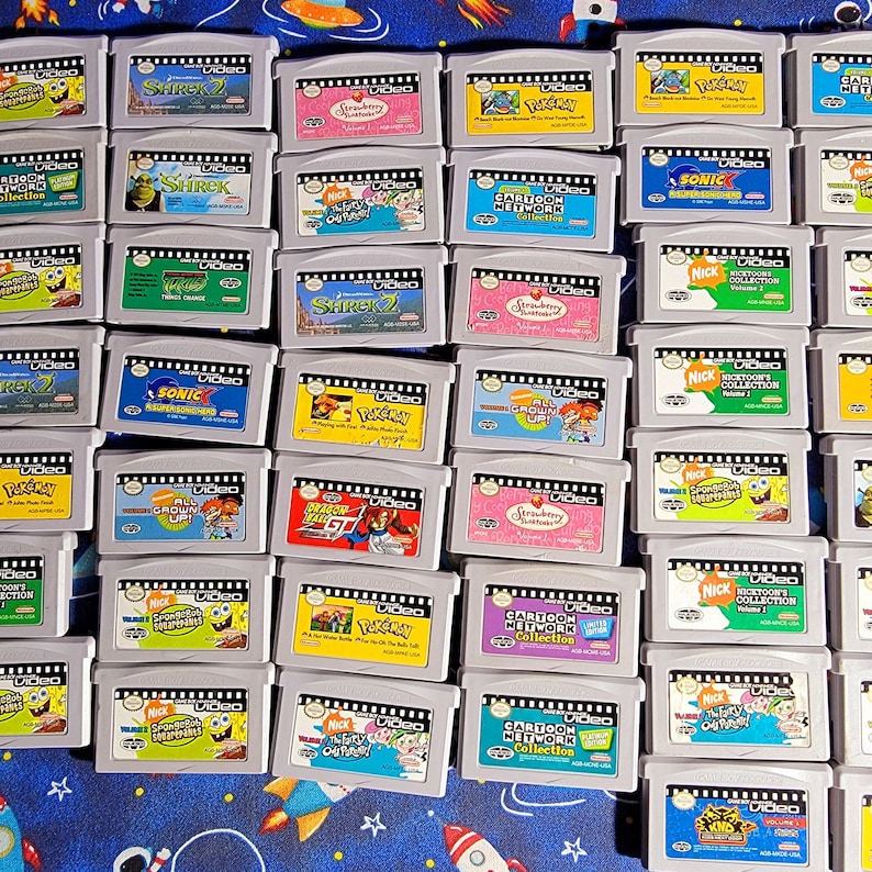 GBA Gameboy Advance Video / Movies Authentic + Tested ++ Working ...