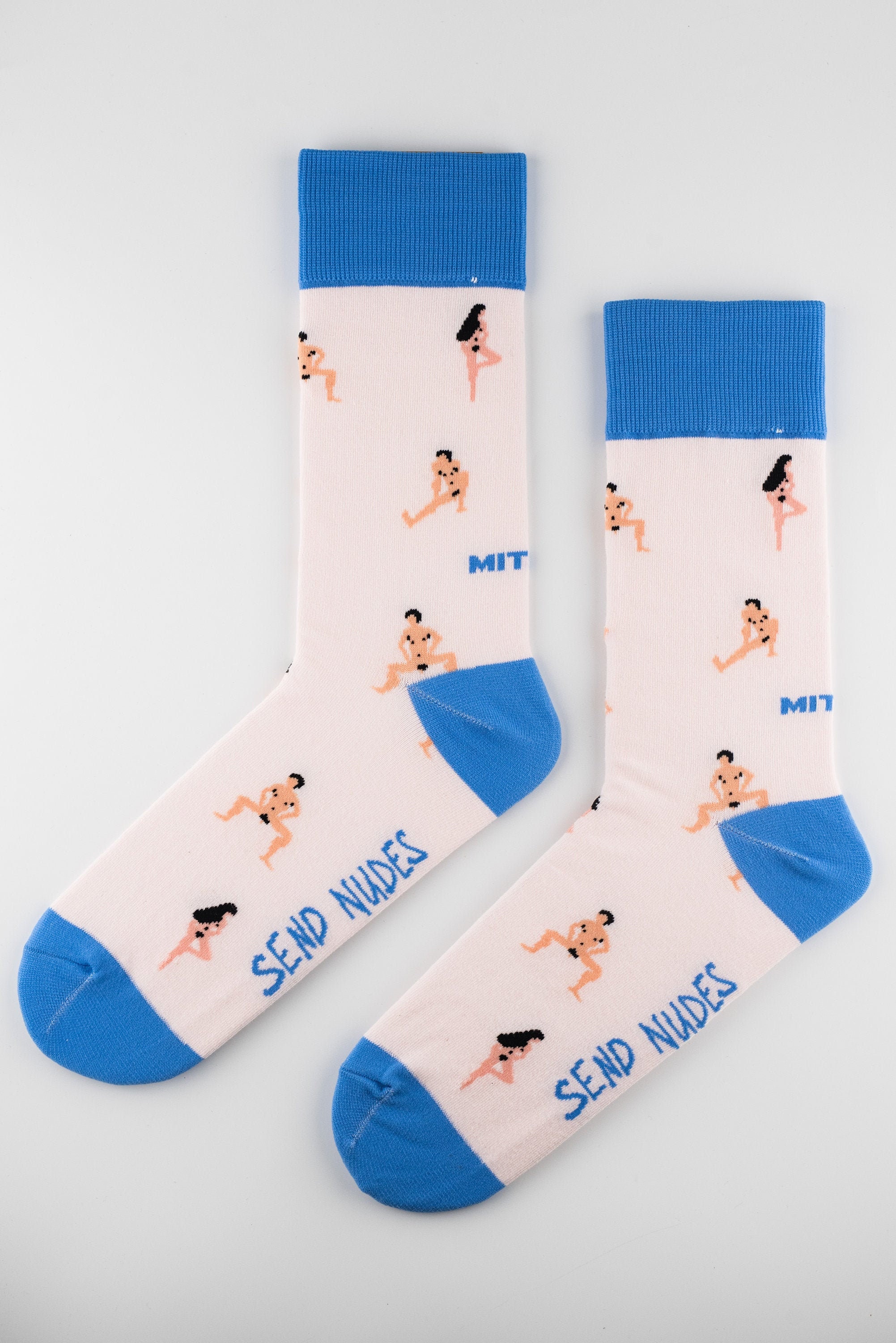 Chaussettes droles Send Nudes Edition Etsy France