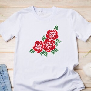 ROSE SVG FILE, Rose Svg Bundle, Roses Svg, Rose Clipart, Flower Svg, Roses Template Svg, Rose Bouquet Svg, Red Rose Svg, Rose Png, Vector,9
