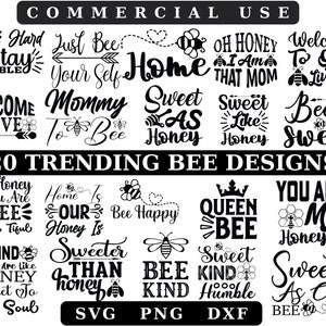 Bee SVG, Bee SVG Bundle, zonnebloem svg, Honeybee SVG, queen bee svg, bee hive svg, Cricut, Silhouette Cut File, svg dxf eps,9