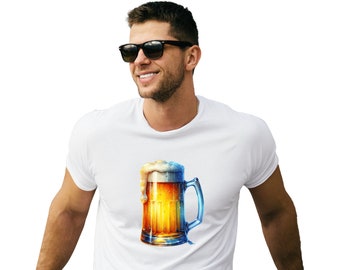 Aquarell Bierkrug Clipart: PNG, SVG, DXF (digitaler Download)