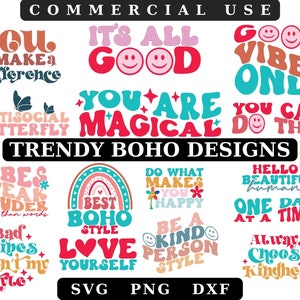 Boho svg, Motivacional svg, Salud mental svg, Minimalista Svg,Abstracto,Trendy Bundle Svg,Boho Shapes,Modern Collage,Trendy Shirt,Good vibes