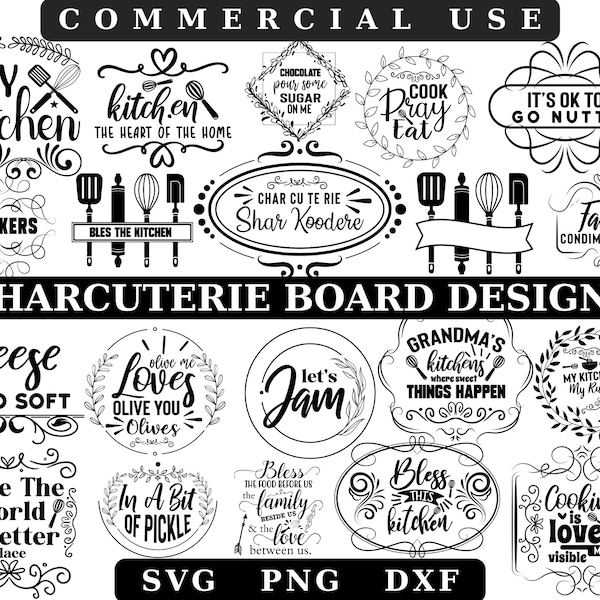 Kitchen Designs Svg,Cutting Board Svg,Charcuterie Board,Kitchen Towel Svg,Pot Holder,Kitchen Split Svg,Kitchen Quotes Bundle,Png