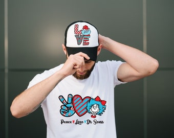 cat in the hat cancer t shirt