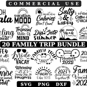 Family trip Svg Bundle,Trip svg,family vacation svg,cruise svg,travel svg,Family Beach Vacation SVG,Family Vacation Mode,Vacay Mode Svg