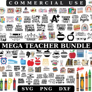 Pacote Mega Professor, Professor Svg, Escola Svg, Citação do Professor Svg, Vida do Professor, Volta às Aulas Svg, Ensinar Svg, Provérbios do Professor, Cricut do Professor