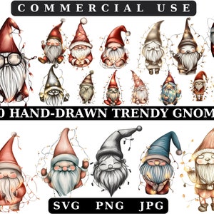 Merry Christmas Gnome Png, Christmas Card Gnomes Png, Merry Christmas Png, Gnome Png, Gnome For Holidays, Xmas Sublimation, Christmas lights