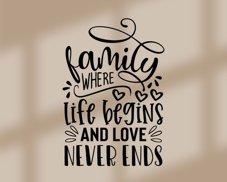 Family Quotes SVG Bundle, Family Sign, Home Decor Svg, Cut File Cricut ...