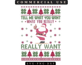 Ugly Christmas Sweater SVG: Funny Hoodie Design (Digital Download)