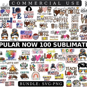 100 POPULAIRE NU SUBLIMATIE Svg Png Bundel - Commerciële Licentie -Trending Svg Cricut ontwerpen - Trend Svg en Png, Svg bestanden voor cricut