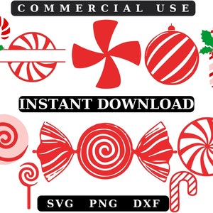 Candy SVG Bundle, Candy Vector Candy Clipart, Circut Cutting file, DXF Candy Silhouette, lollipop svg Sweet sugar, Candies Svg Shirt Candy PNG, 9