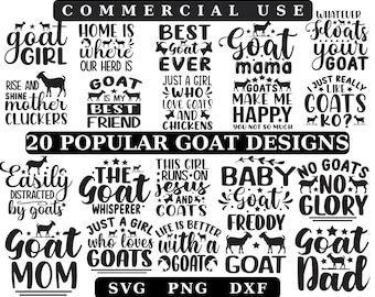 Goat SVG Bundle, Goat SVG, Farm Animal Svg,Goat lover svg, Goat owner svg, Goat Shirts png, Goat head svg, Goat face svg, Animal SVG,9