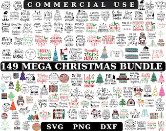 Christmas SVG Bundle: Mega T-Shirt Designs (Digital Download)