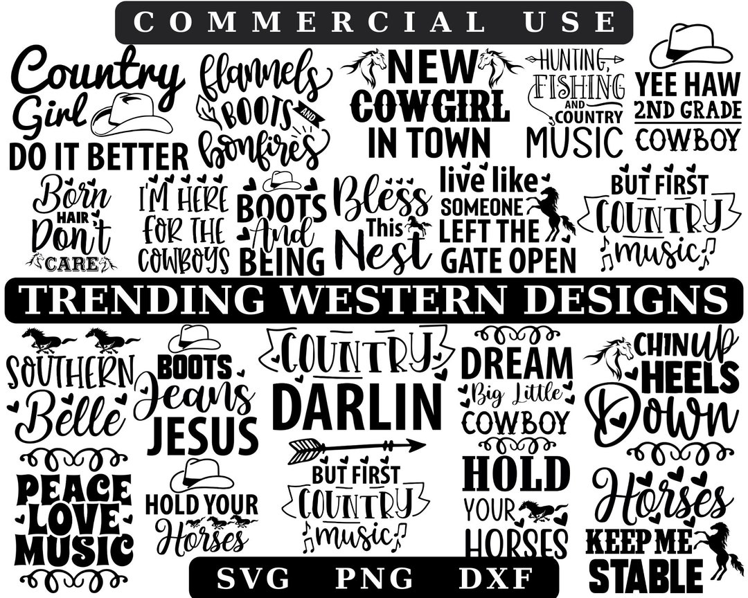 Western Svg Bundle, Western Svg,country Svg,cowboy Svg,farm Svg,western ...