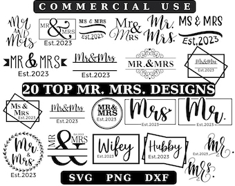 Mr. Mrs. SVG,Mr. and Mrs. SVG Design,Mr Svg Mrs Svg,Mr broke SVG, Wedding Design Svg,Mrs Bride Svg,Mr and Mrs Shirts, Mr and Mrs Gifts,10