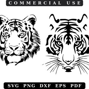 Tiger Digital File Descargar Tiger Svg Png Eps Dxf Tiger Face Digital File, Tiger Vector