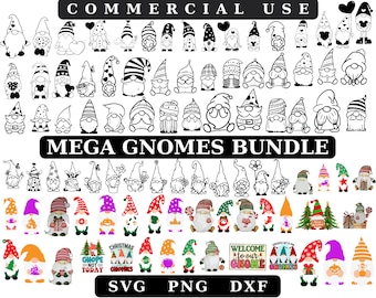 Mega Gnomes SVG Bundle, Christmas Gnomes SVG,Gnomes SVG Bundle, Gnomies svg, Holiday gnomes, Christmas Gnomes, Christmas Svg, Winter svg,