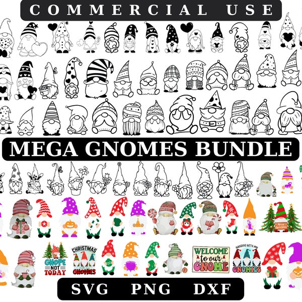 Mega Gnomos SVG Bundle, Navidad Gnomos SVG, Gnomos SVG Bundle, Gnomies svg, Gnomos de Vacaciones, Gnomos de Navidad, Navidad Svg, Invierno svg,