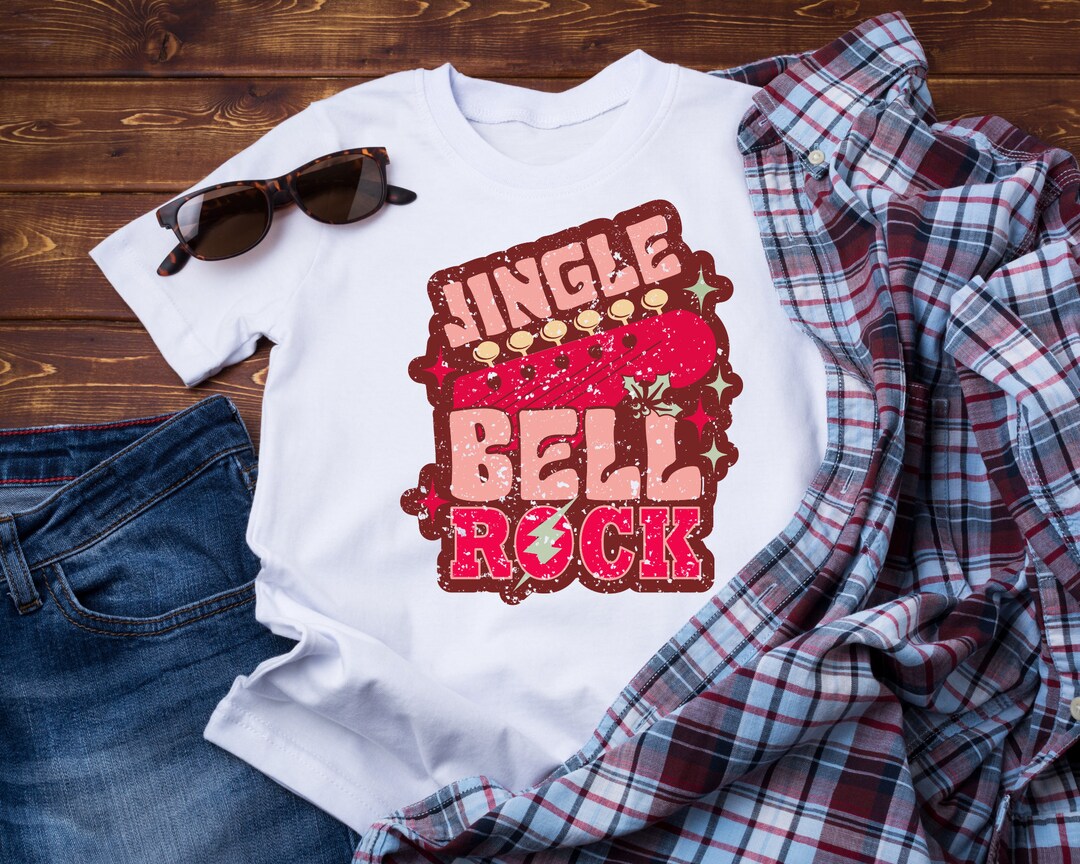 JINGLE BELL ROCK Png,retro Rockin Christmas Png, Christmas Vibes ...