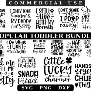 Toddler SVG Bundle: Funny Kids Designs (Digital Download)