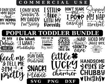 Toddler SVG Bundle: Funny Kids Designs (Digital Download)