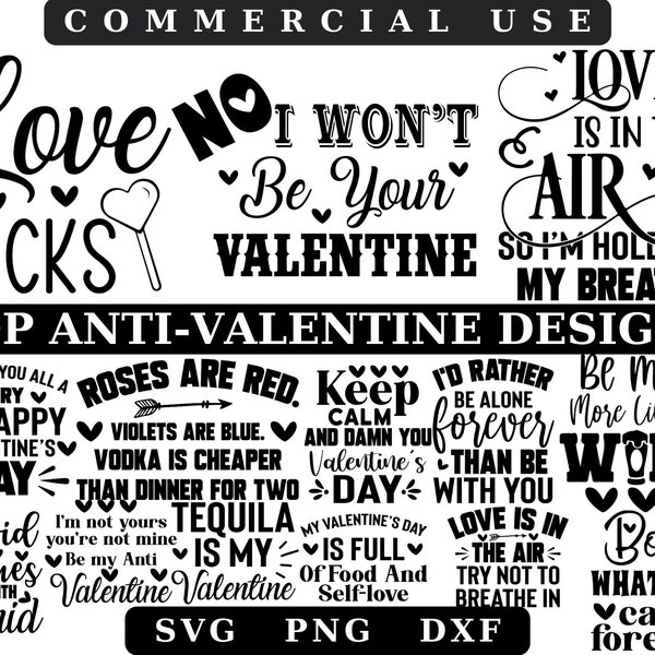 Anti Valentine Svg, Anti Valentinstag Shirt,Valentinstag Shirts svg,Lustige Valentine svg,Valentine Geschenk,Handgeschriebenes Zitat