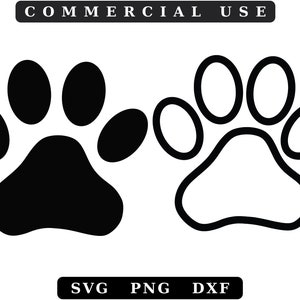 Paw Svg, Paw Print Svg, Dog Paw Svg, Kat Paw Clipart, Paw met Klauwen, Paws Svg Dxf Eps Png, Tiger, Lion Print, Silhouette, Cricut, Cut Files,9