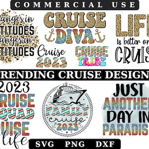 Cruise Bundle 2023 Svg,Cruise Sublimation Designs,Cruise Squad Png,Family Trip Svg,Cruise Control SVG,cruise holidays svg,Cruise Leopard Png