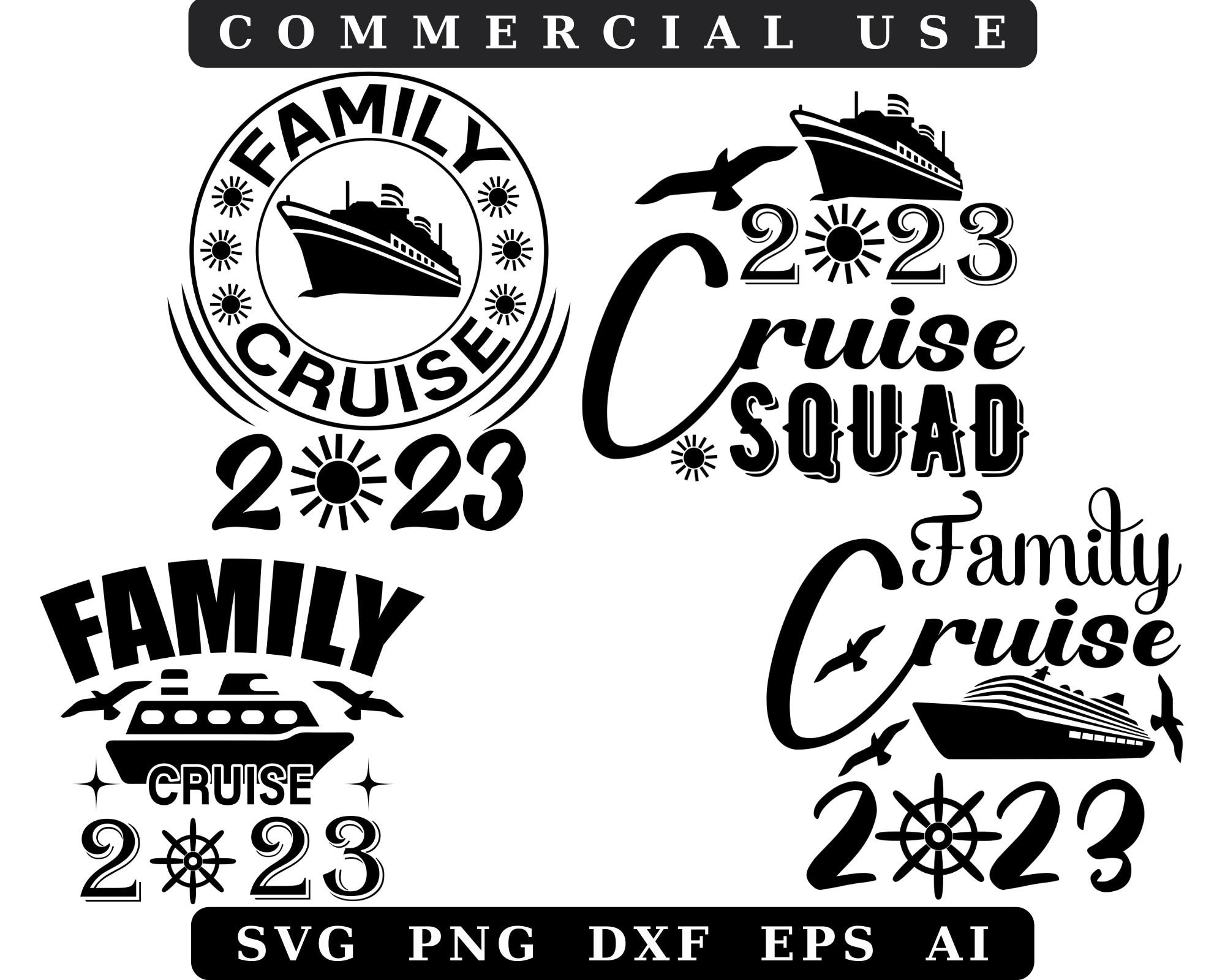 Family Cruise 2023 Bundle Svgcruise 2023 Svgfamily Cruise Etsy