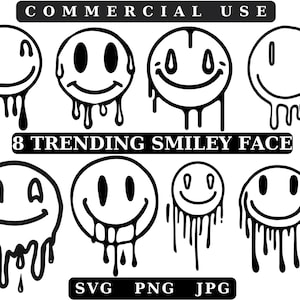 Smiley svg,Smiley png,Smiley face svg,Smiley face png,Retro Face,Trendy svg,Trendy png,Sublimation,Svg files,Svg files for cricut,Cricut,png