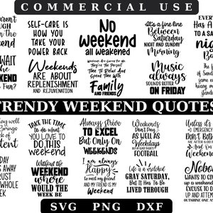 Weekend SVG Bundel, weekend svgs, Weekend pack, Weekend citaten svg, Weekend Vibes Svg, Quotes Svg, Happy Weekend Svg, Weekend Shirt, Weekend Mok