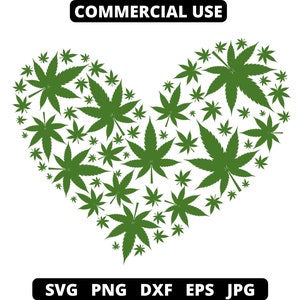Heart Weed SVG, Weed SVG, Marihuana SVG, Cannabis SVG, Rauch unkraut svg, High svg, Rolling tray svg, Blunt svg, Cut File Cricut, Silhouette