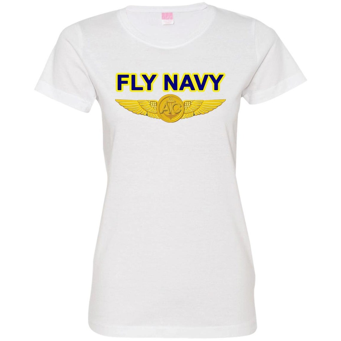 Fly Navy Aircrew Ladies' Fine Jersey T-Shirt | Etsy