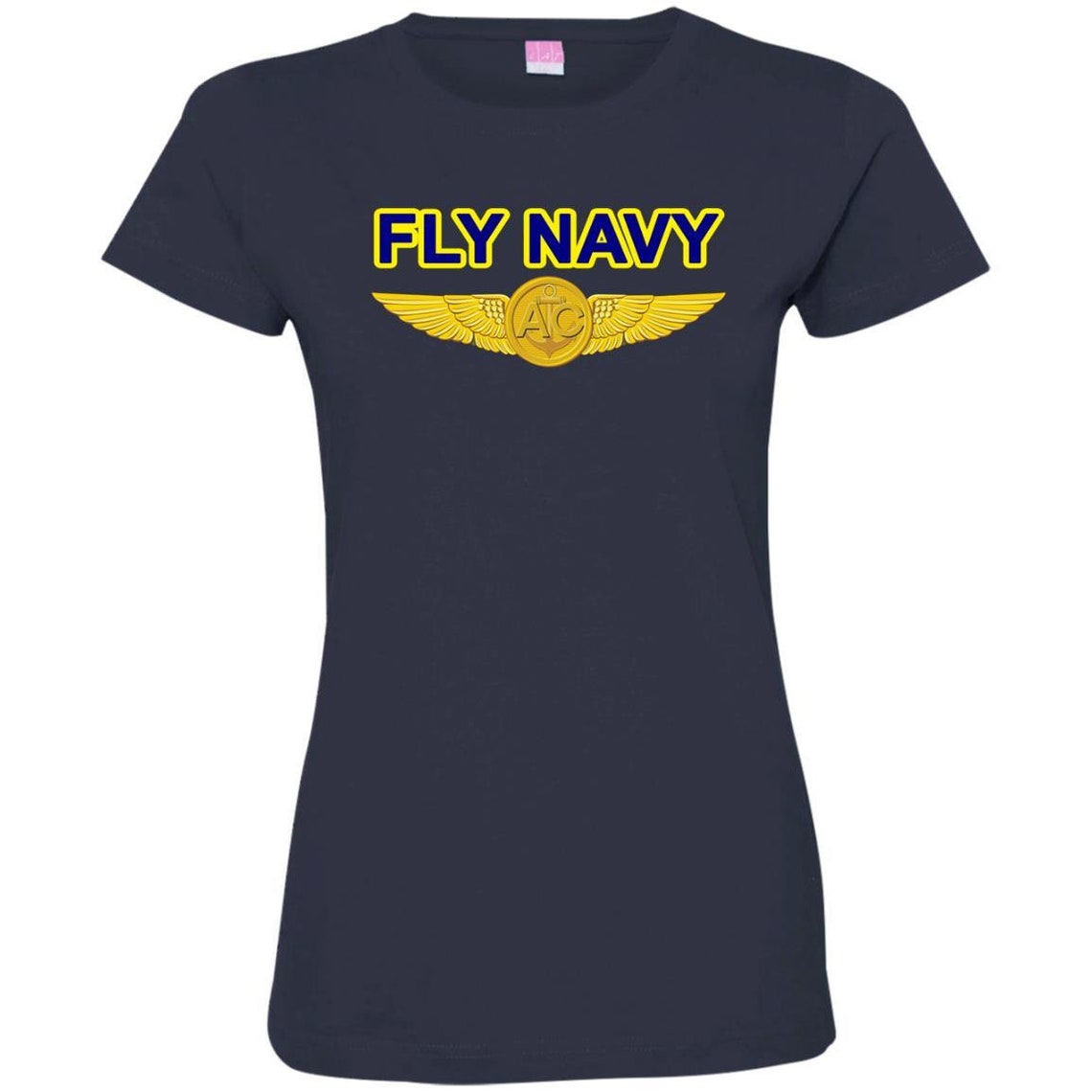 Fly Navy Aircrew Ladies' Fine Jersey T-Shirt | Etsy