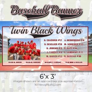 Baseball Parade Banner Yard Sign - Baseball Party - Baseball Party Decor - T-ball Celebration - Baseball Championship Sign