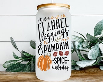 Halloween Cup, Halloween Glass, Iced Coffee Glass, Fall Coffee Cup, Glass Cup with Lid and Straw, Spooky Glass Cup Halloween Glass Cup