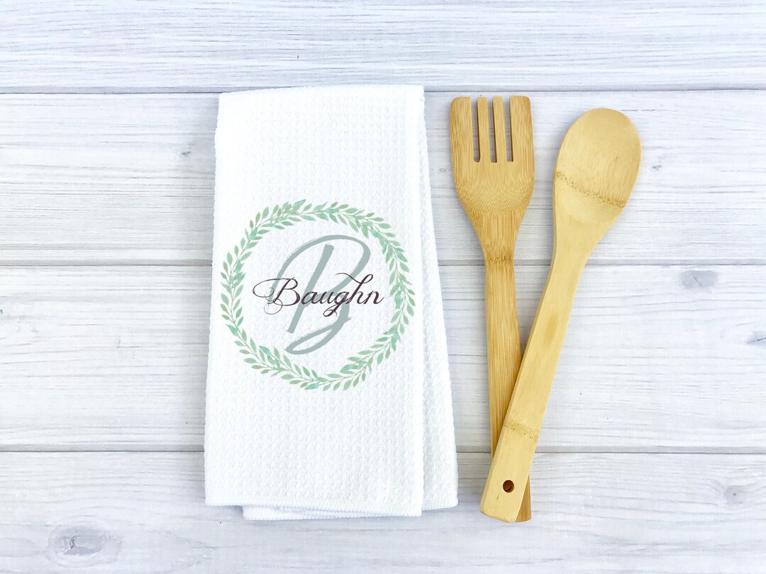 Personalized Kitchen Towel, Housewarming Gift, Gift for a Friend, Gift