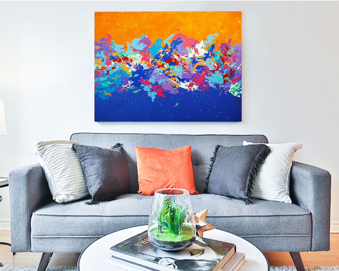 Made to Order Original Painting. Handmade Wall Art Modern Etsy
